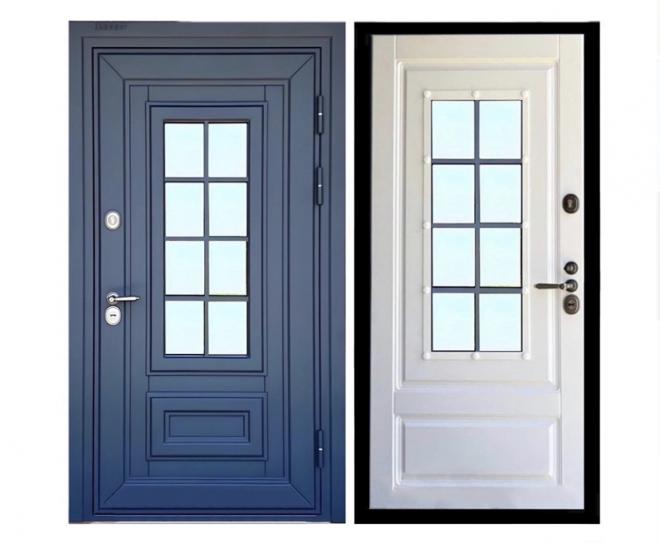 ВХОДНАЯ МЕТАЛЛИЧЕСКАЯ ДВЕРЬ “BLUE SILK”