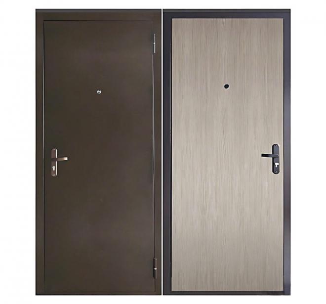 Входная металлическая дверь "ЭКОНОМ" № 1