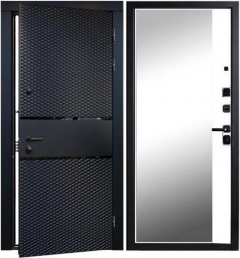 Входная металлическая дверь с зеркалом "BRUNO"
