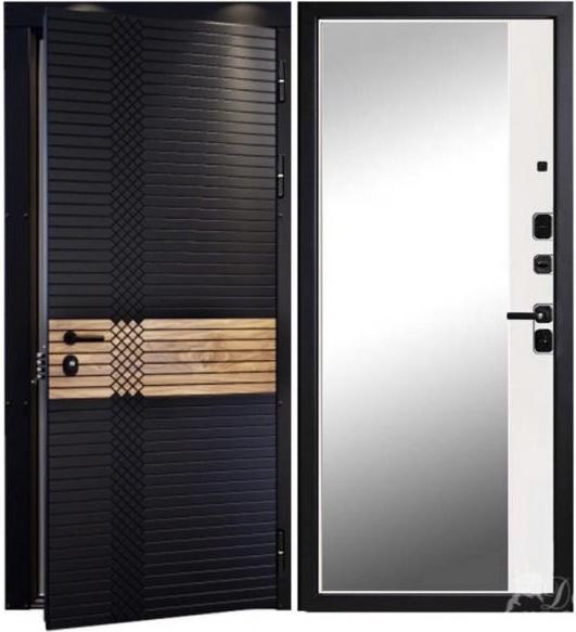 Входная металлическая дверь "SPLASH" с зеркалом