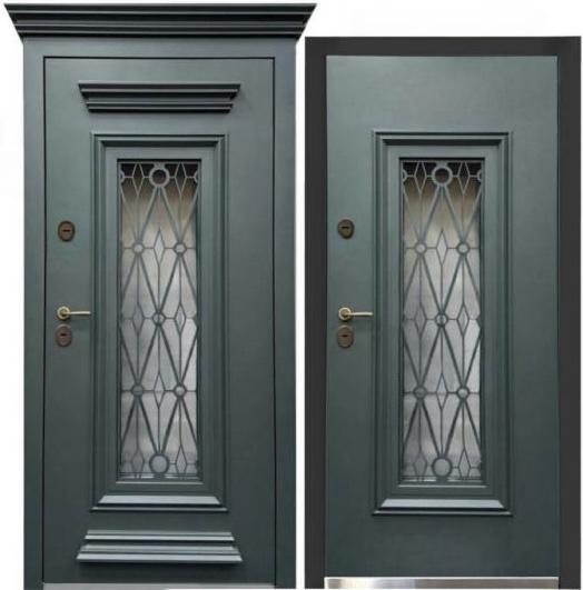 ВХОДНАЯ ДВЕРЬ С КОРАБЕЛЬНОЙ ФАНЕРОЙ “ROLENC”