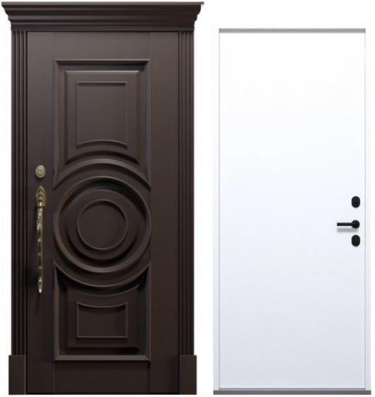 ВХОДНАЯ ДВЕРЬ С КОРАБЕЛЬНОЙ ФАНЕРОЙ «DRAGON»