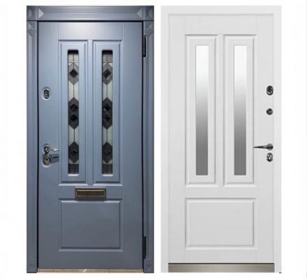 ВХОДНАЯ ДВЕРЬ С КОРАБЕЛЬНОЙ ФАНЕРОЙ “AKVAREL”