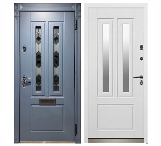 ВХОДНАЯ ДВЕРЬ С КОРАБЕЛЬНОЙ ФАНЕРОЙ “AKVAREL”