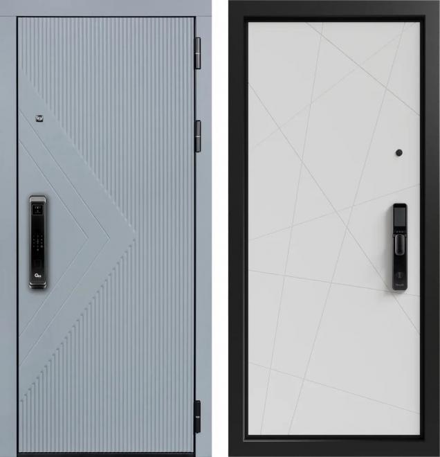 Входная металлическая дверь с биометрическим замком «TOMAS»