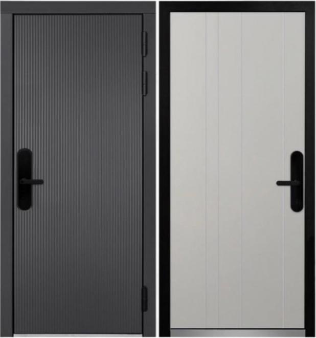 Входная металлическая дверь с биометрическим замком «AQUA»